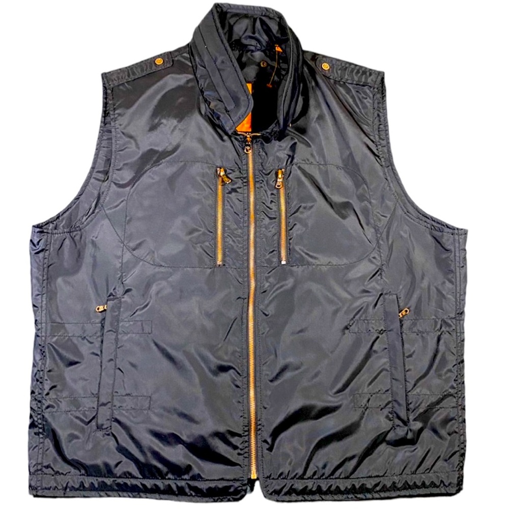 Robert Comstock Vest Men's XL Black
Vertical Quilted Liner Lightweight 5 Pocket